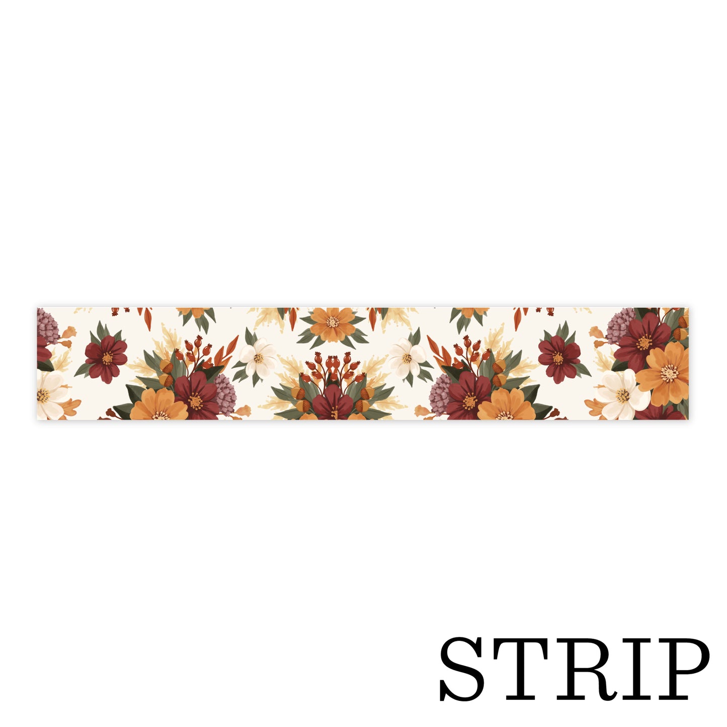 Carta Bella Paper - Here Comes Autum Collection - Washi Tape - Garden Harvest Blooms