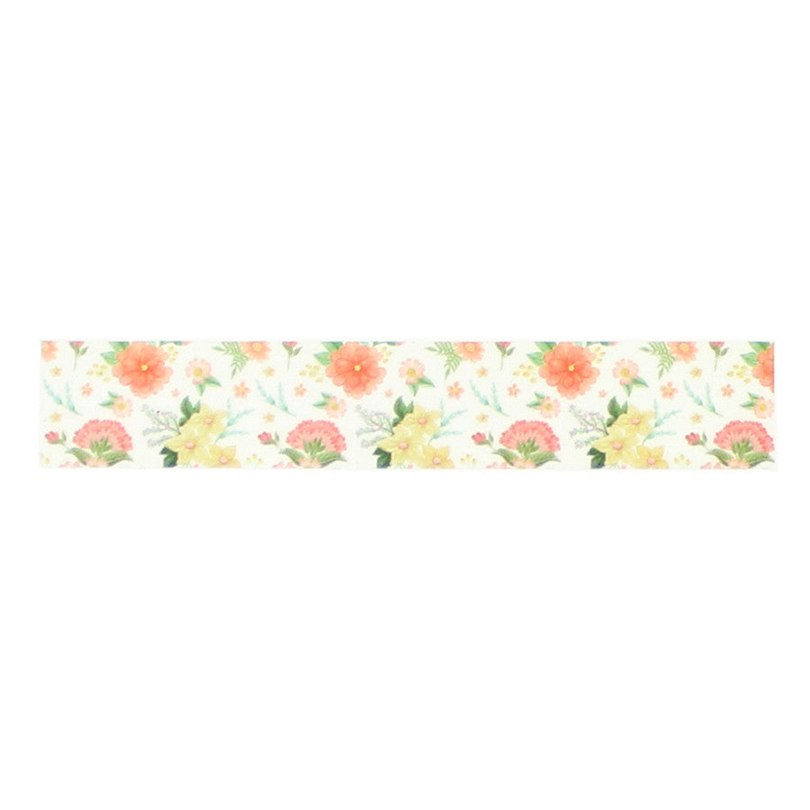 Carta Bella - Washi Tape - Here Comes Spring - Fresh Market Flowers