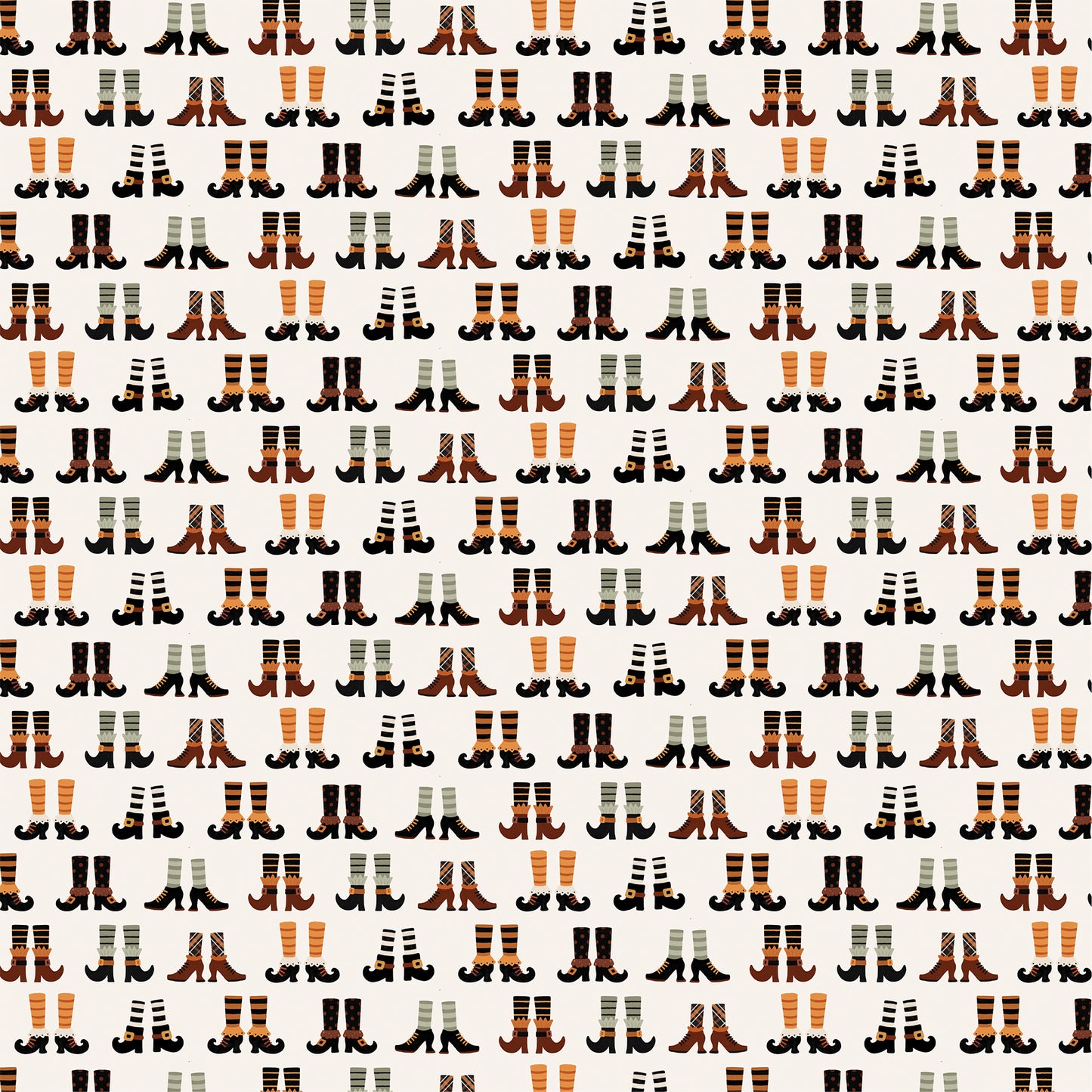 Carta Bella Paper - Handmade Halloween Collection - 12 x 12 Double Sided Paper - Smell My Witchy Feet