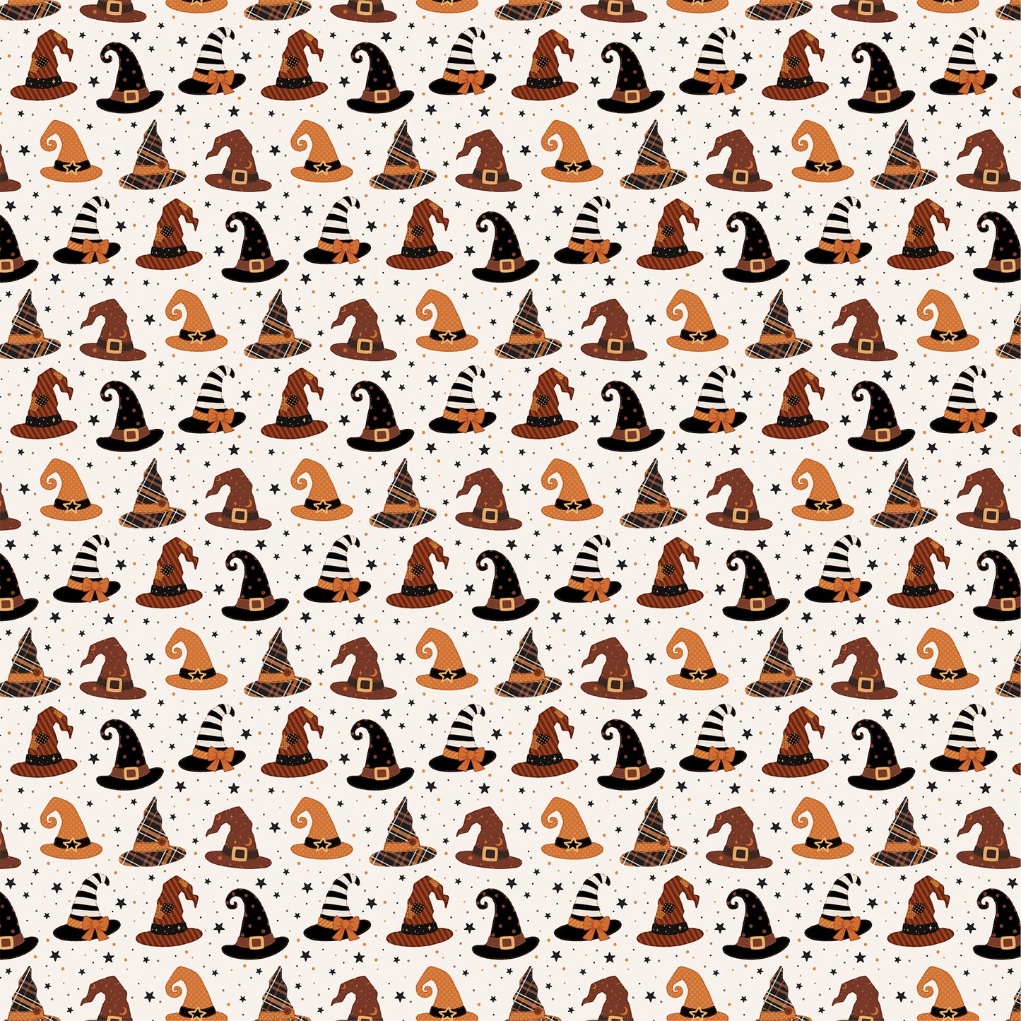 Carta Bella Paper - Handmade Halloween Collection - 12 x 12 Double Sided Paper -Witch Halloween Hat