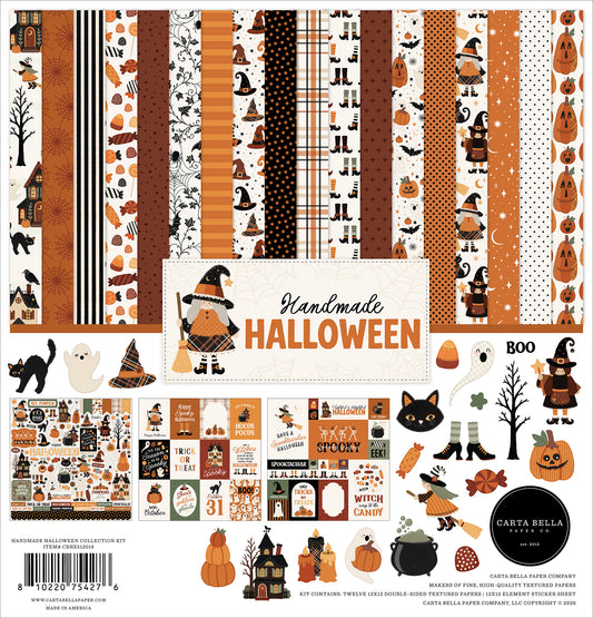 Carta Bella Paper - Handmade Halloween Collection - 12 x 12 Collection Kit