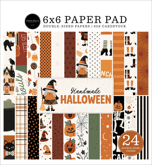 Carta Bella Paper - Handmade Halloween Collection - 6x6 Paper Pad