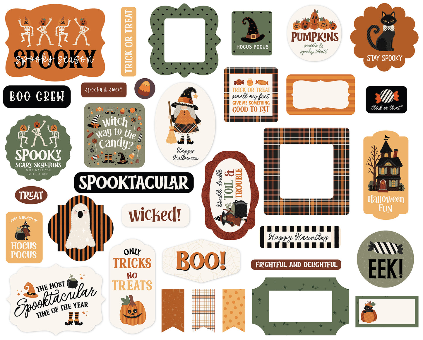 Carta Bella Paper - Handmade Halloween Collection - Ephemera