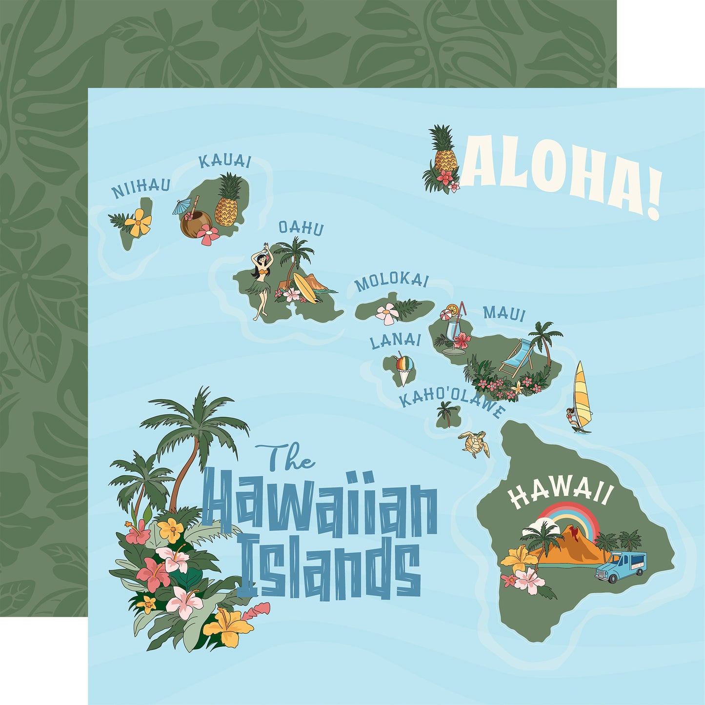 Carta Bella Paper - Hawaii Collection - 12 x 12 Collection Kit