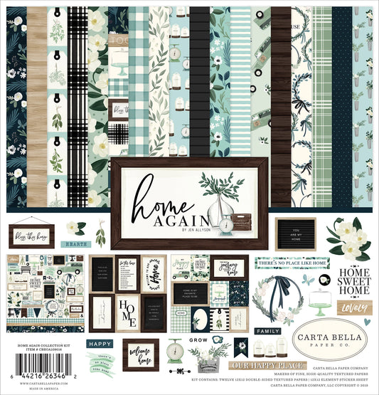 Carta Bella Paper - Home Again Collection - 12 x 12 Collection Kit