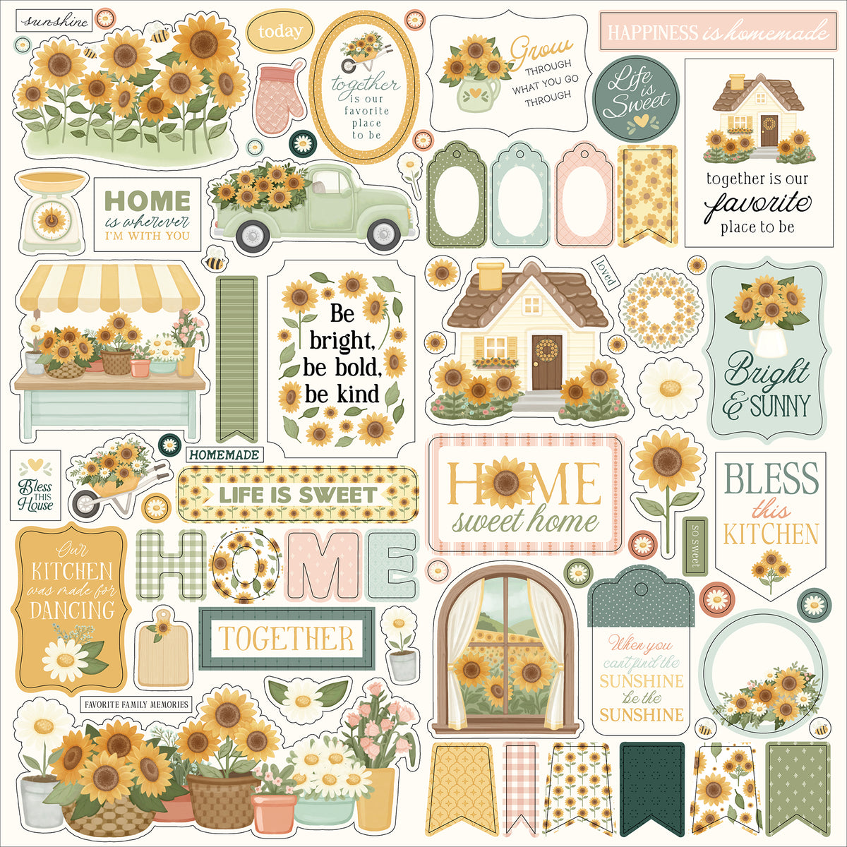 Carta Bella Paper - Home Sweet Home Collection - Cardstock Stickers - Element