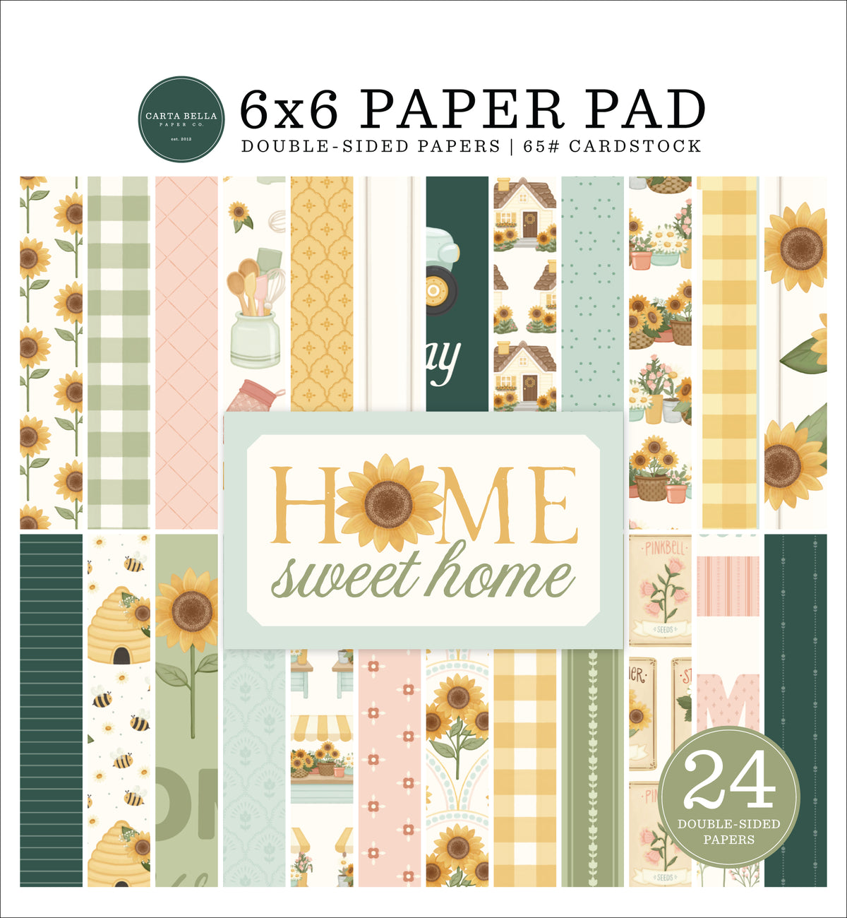 Carta Bella Paper - Home Sweet Home Collection - 6 x 6 Paper Pad