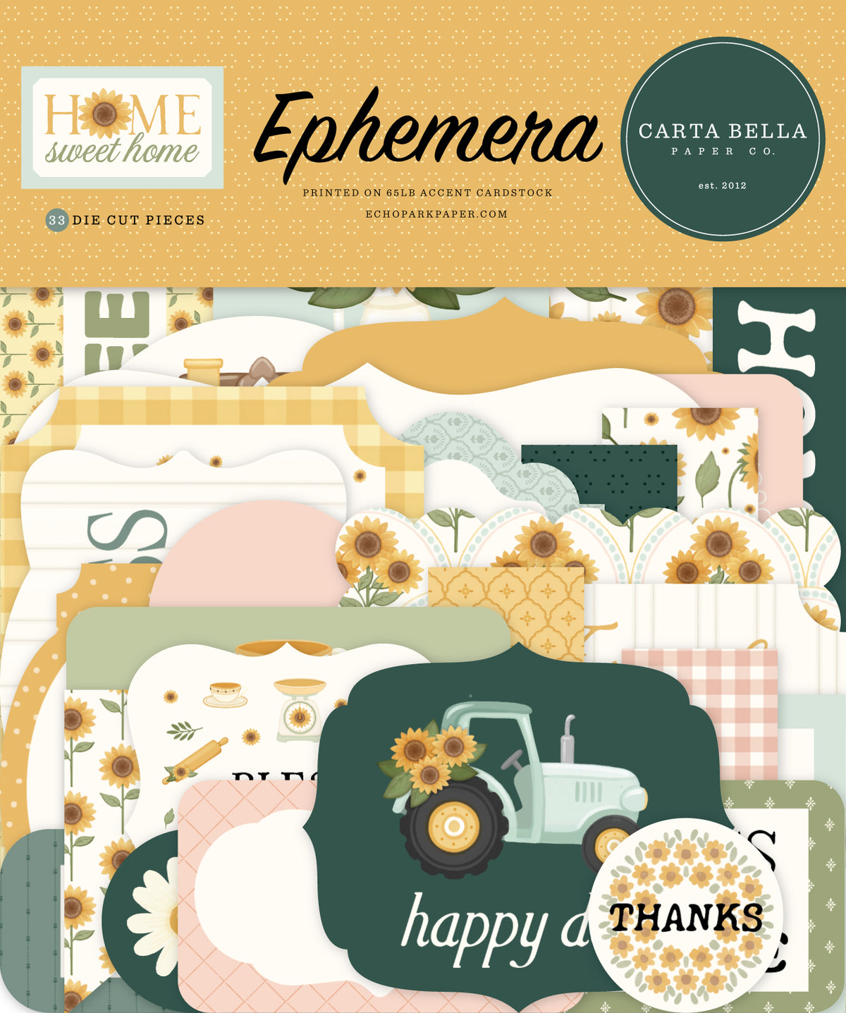 Carta Bella Paper - Home Sweet Home Collection - Ephemera