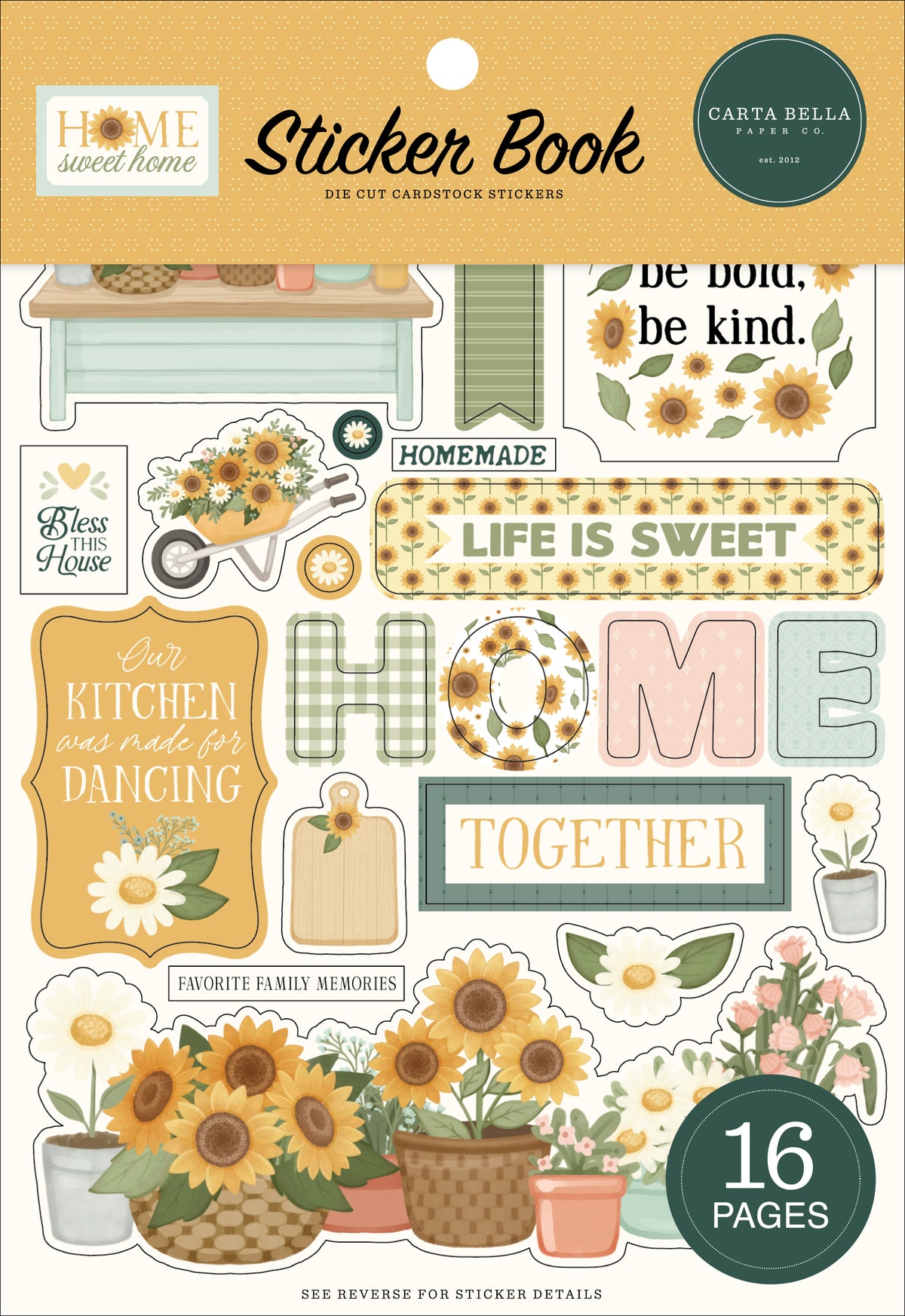 Carta Bella Paper - Home Sweet Home Collection - Sticker Book
