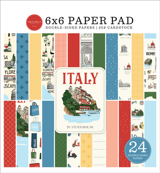 Carta Bella - Italy Collection - 6 x 6 Paper Pad