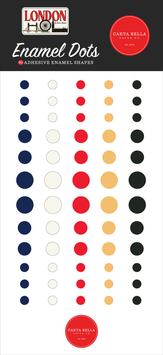 Carta Bella - London Collection - Enamel Dots