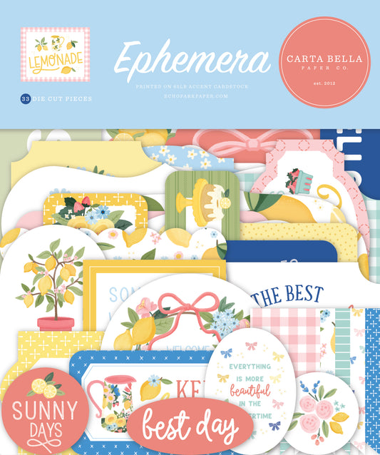 Carta Bella Paper - Lemonade Collection - Ephemera