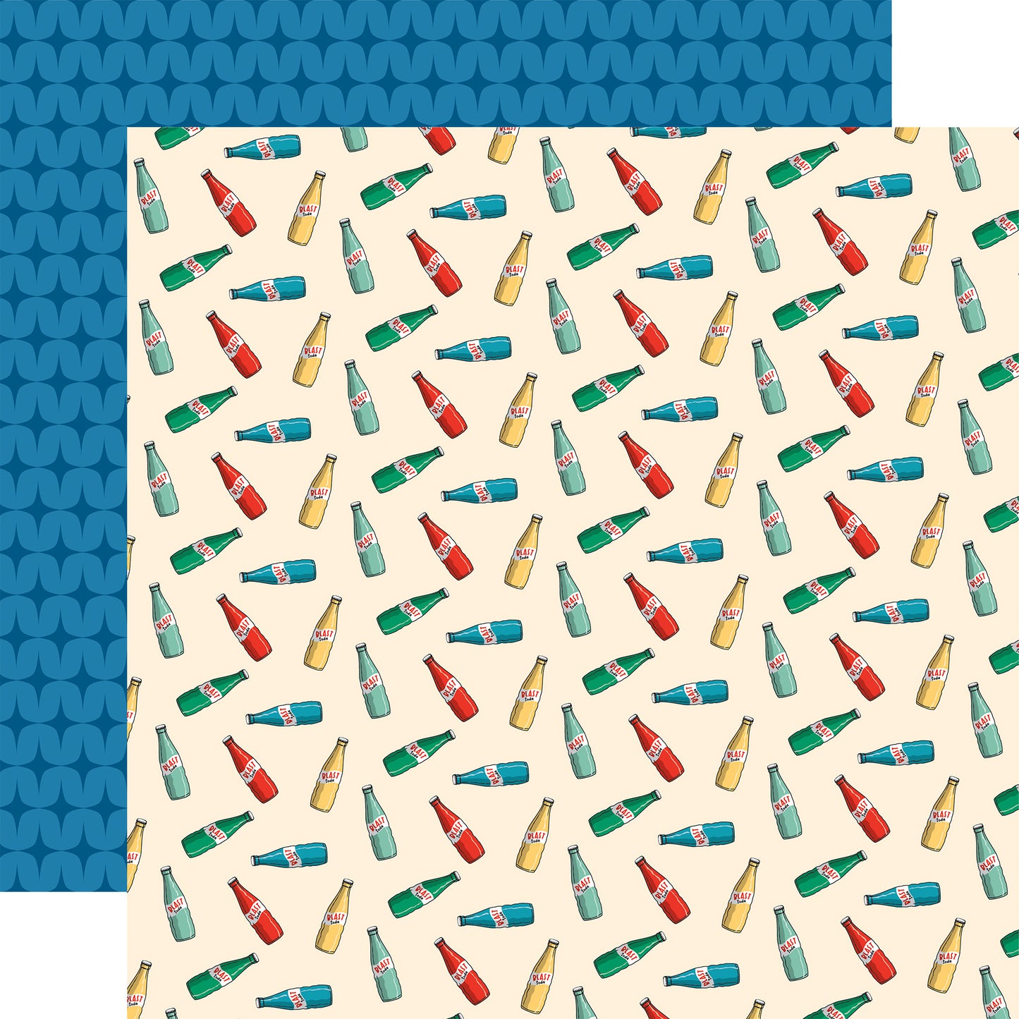Carta Bella - Mercantile Collection - 12 x 12 Double Sided Paper - Soda Pop