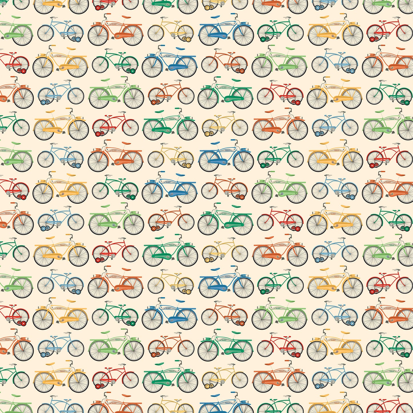Carta Bella - Mercantile Collection - 12 x 12 Double Sided Paper - Let's Ride Bicycles