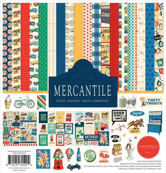 Carta Bella - Mercantile Collection - 12 x 12 Collection Kit