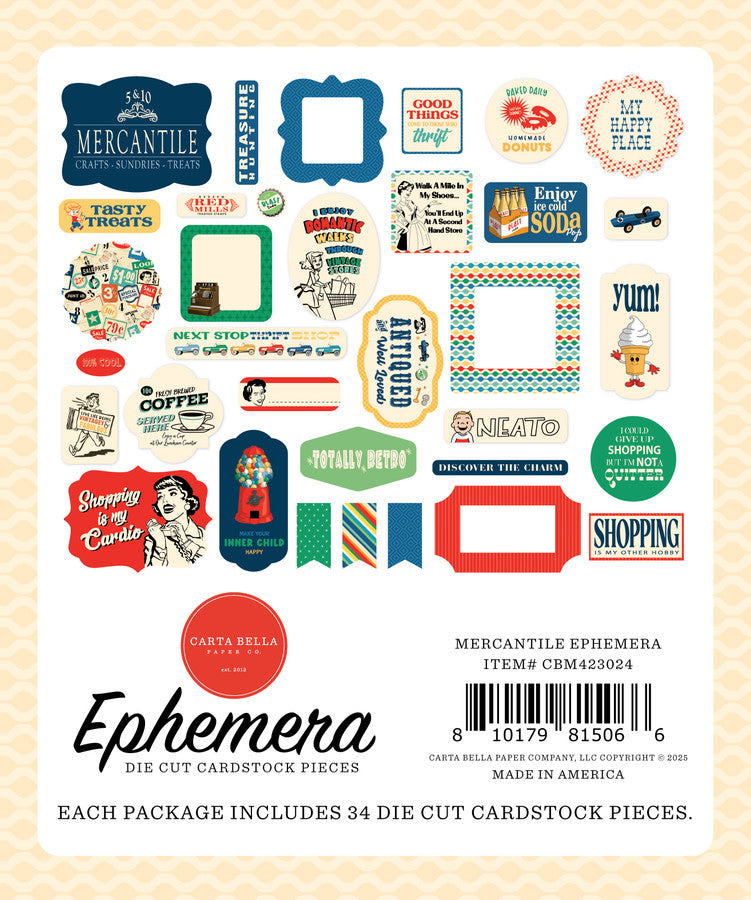 Carta Bella - Mercantile Collection - Ephemera
