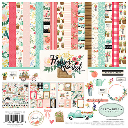 Carta Bella - Flower Market 12 x 12 Collection