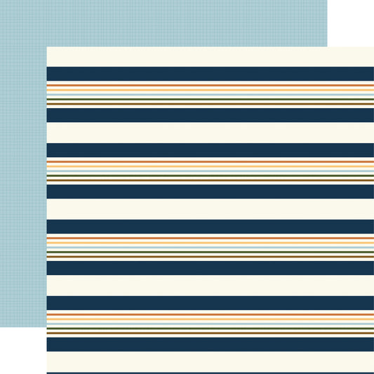 Carta Bella Paper - National Parks No. 2 Collection - 12 x 12 Double Sided Paper - Scenic Stripes