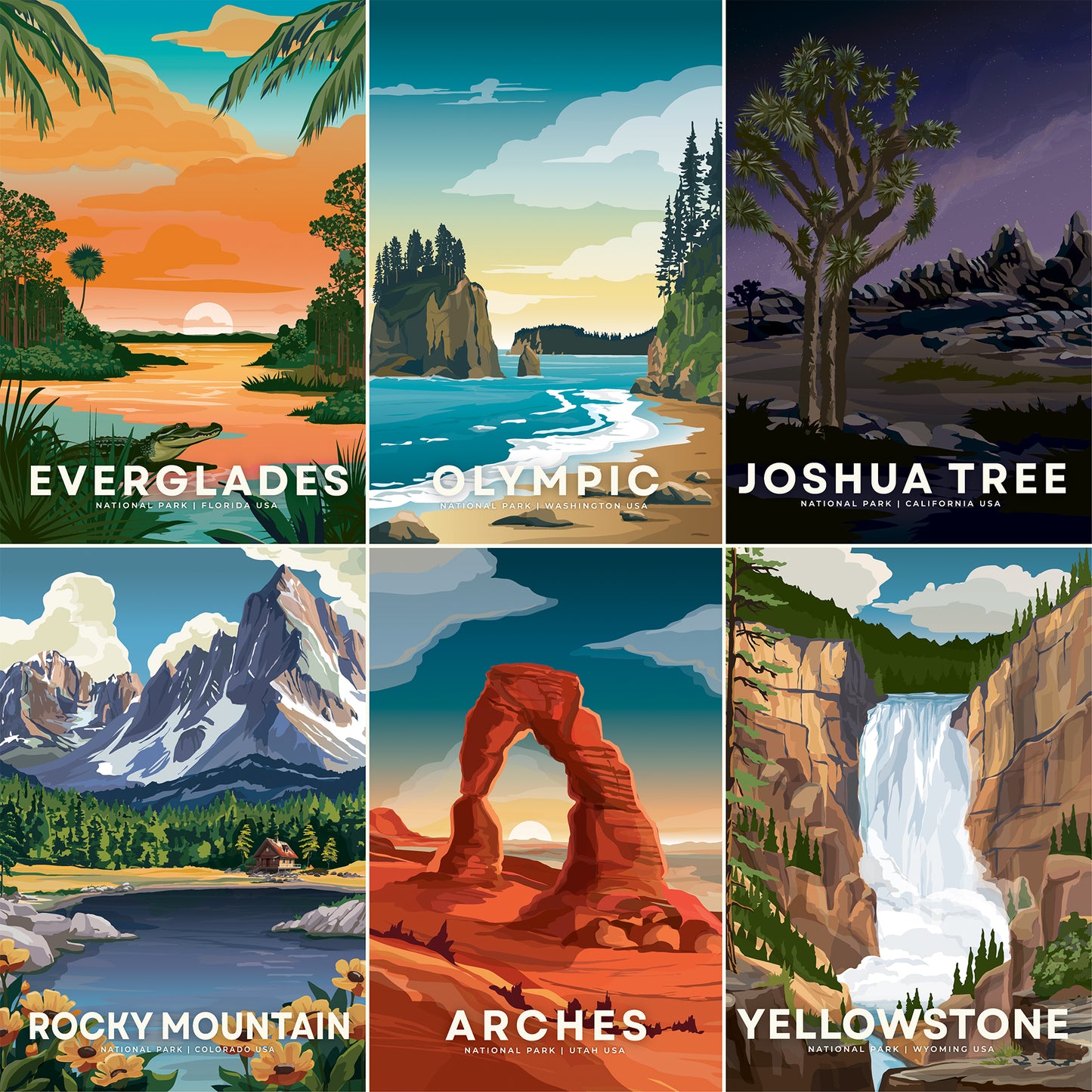 Carta Bella Paper - National Parks No. 2 Collection - 12 x 12 Double Sided Paper - Outdoors Journaling Cards