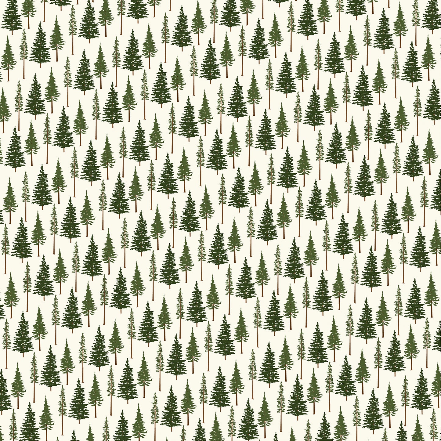 Carta Bella Paper - National Parks No. 2 Collection - 12 x 12 Double Sided Paper - Evergreen Trees