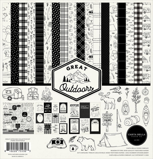 Carta Bella Paper - Great Outdoors Collection - 12 x 12 Collection Kit