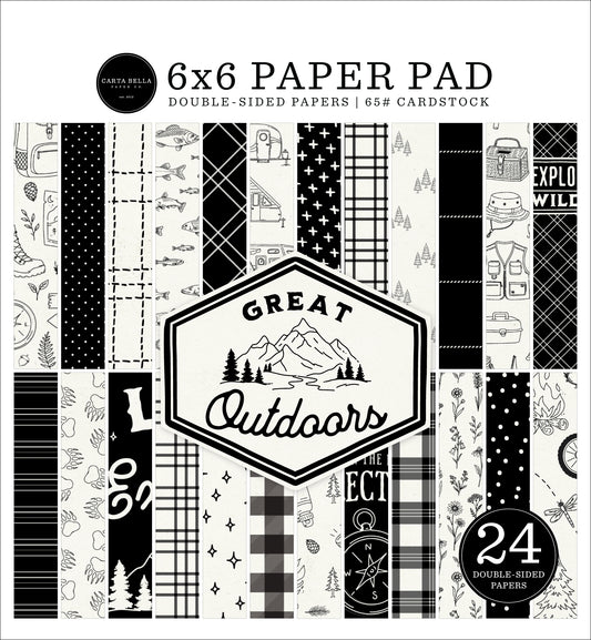 Carta Bella Paper - Great Outdoors Collection - 6 x 6 Paper Pad