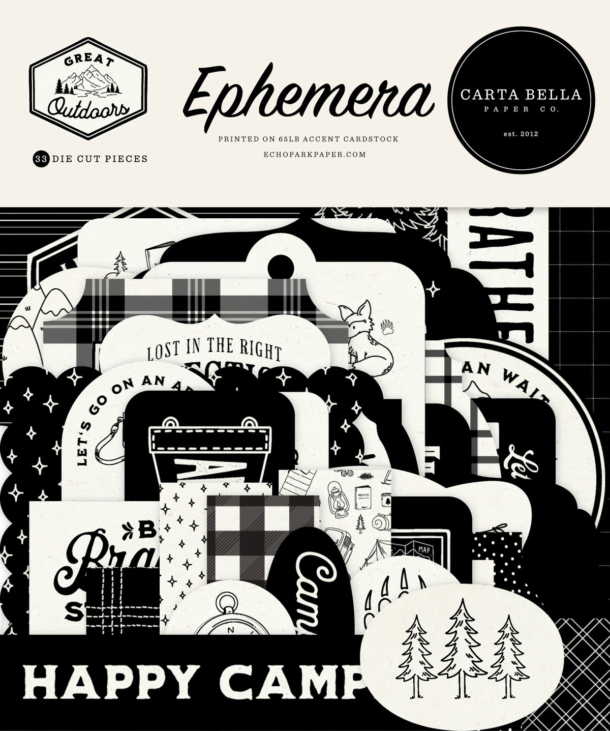 Carta Bella Paper - Great Outdoors Collection - Ephemera