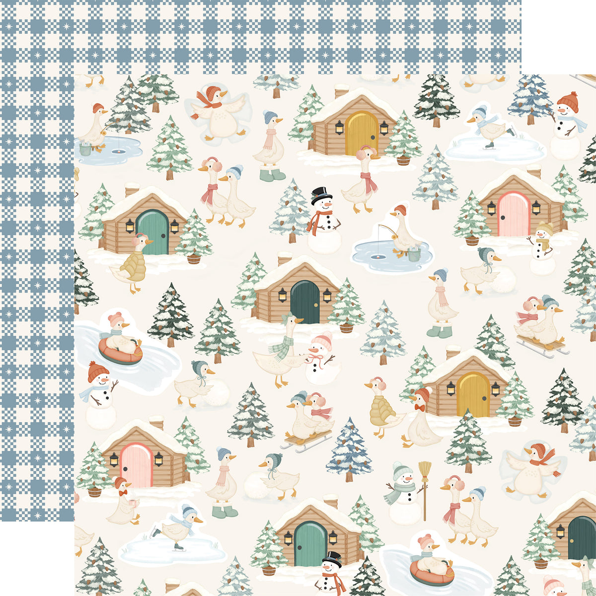 Carta Bella Paper - Silly Goose Winter Collection - 12 x 12 Collection Kit
