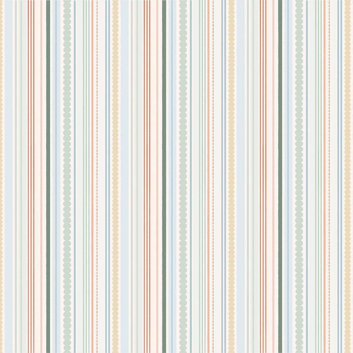 Carta Bella Paper - Silly Goose Winter Collection - 12 x 12 Double Sided Paper - Winter Stripes