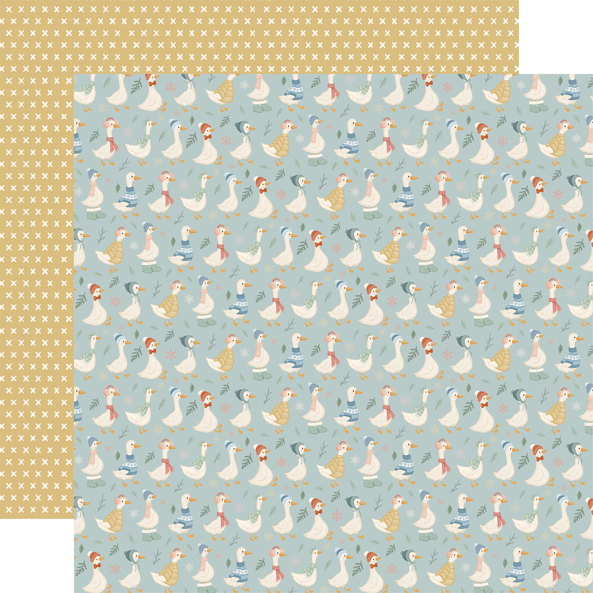 Carta Bella Paper - Silly Goose Winter Collection - 12 x 12 Collection Kit