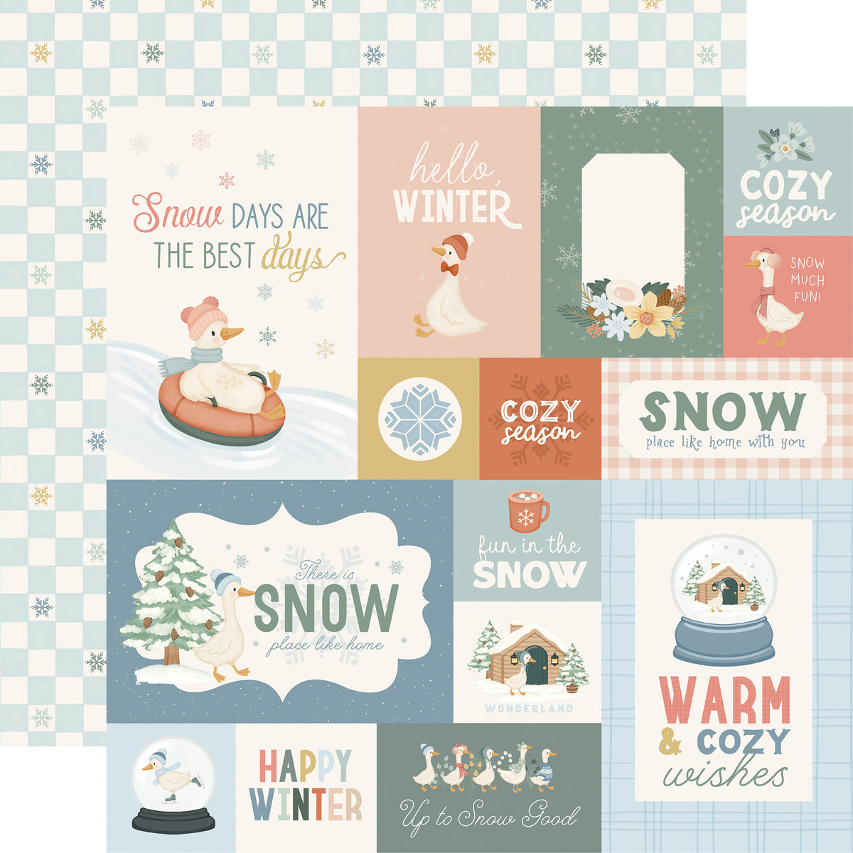 Carta Bella Paper - Silly Goose Winter Collection - 12 x 12 Collection Kit