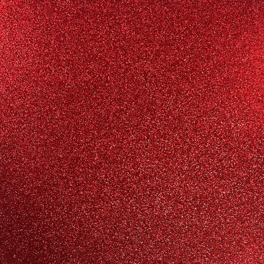 Encore Paper - 12 x 12 Glitter Luxe Cardstock - Christmas Red