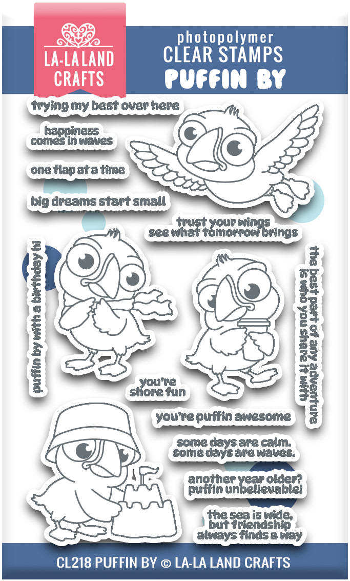 La-La Land Crafts - Clear Photopolymer Stamps - Puffin By