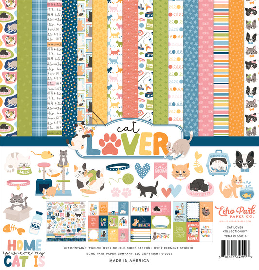 Echo Park - Cat Lover Collection - 12 x 12 Collection Pack