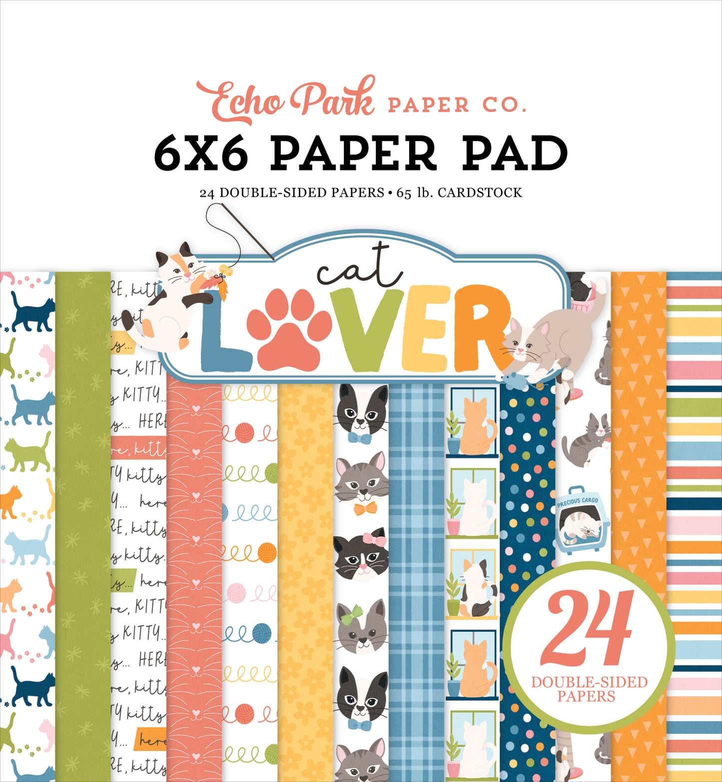 Echo Park - Cat Lover Collection - 6 x 6 Paper Pad