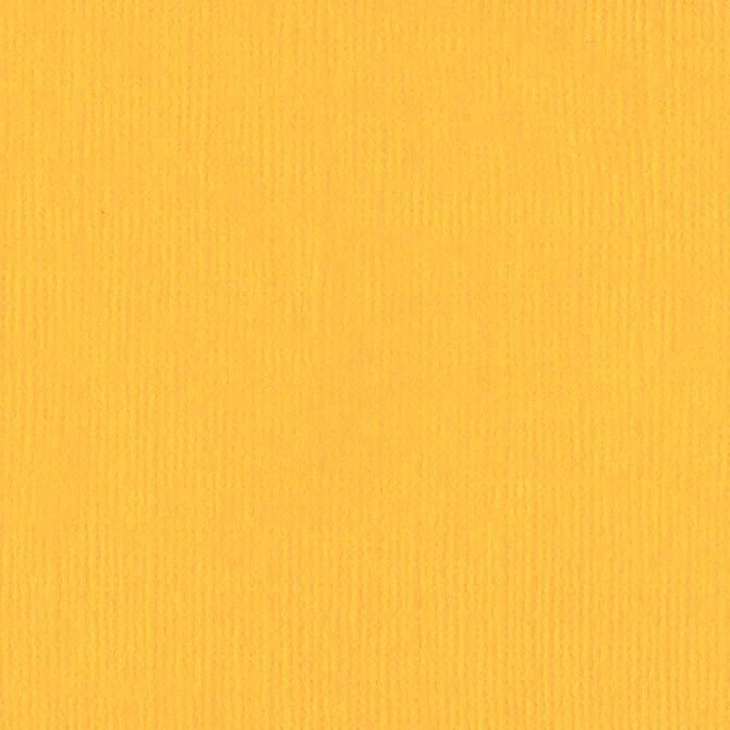 Bazzill 12 x 12 Textured Cardstock - Classic Yellow