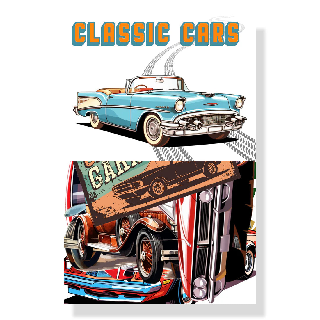 SSC Designs - Classic Cars Collection - Laser Cut Ephemera Embellishments