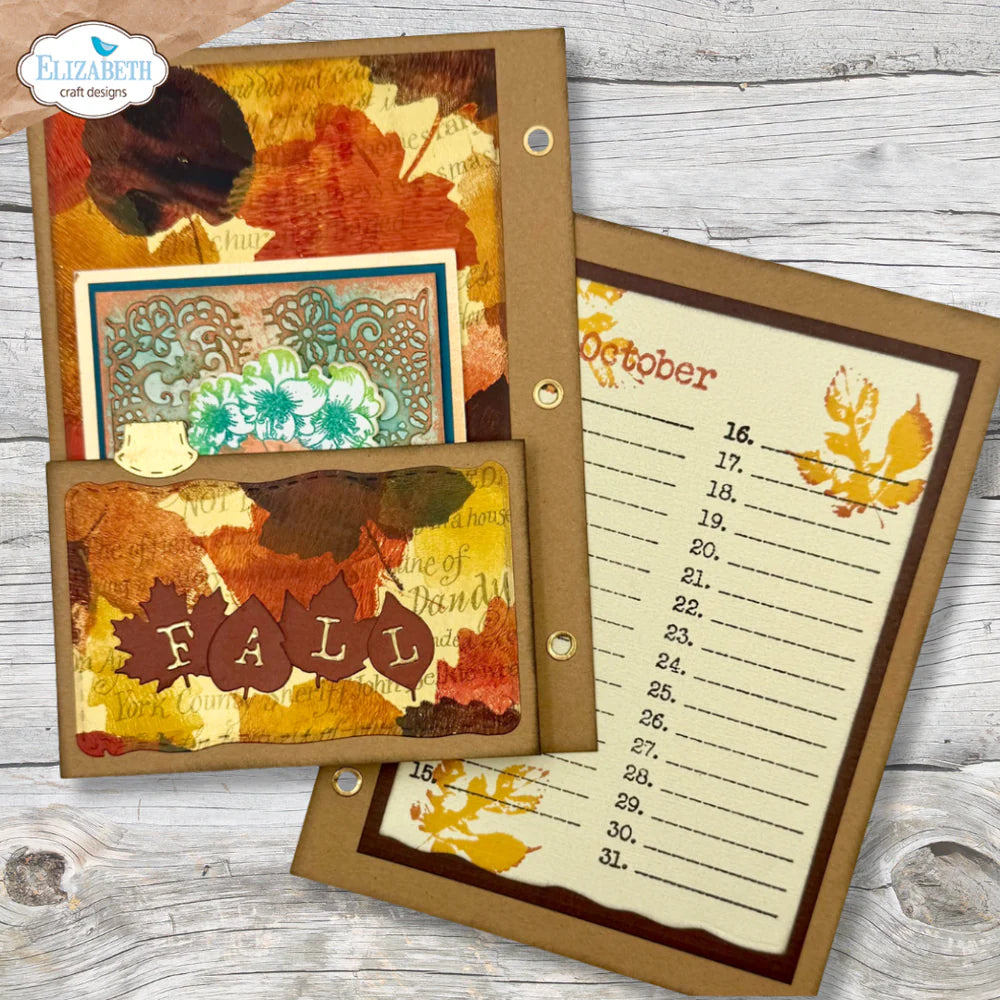 Elizabeth Craft Designs - Art Journal Specials Collection - Clear Photopolymer Stamps - Dates To Remember