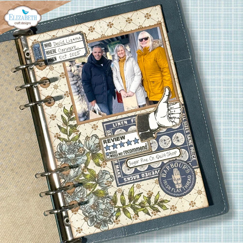 Elizabeth Craft Designs - Delightful Discovery Collection - Clear Photopolymer Stamps - Busy Bee