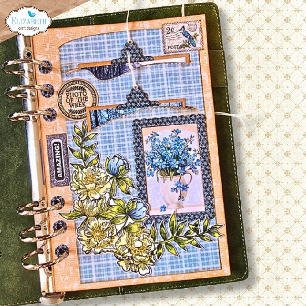 Elizabeth Craft Designs - Delightful Discovery Collection - Clear Photopolymer Stamps - Busy Bee