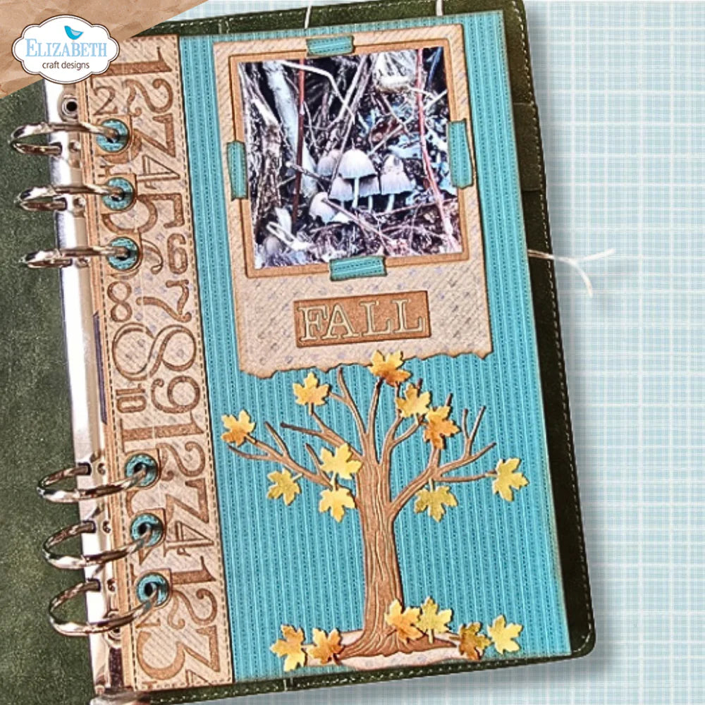 Elizabeth Craft Designs - Delightful Discovery Collection - Clear Photopolymer Stamps - Calendar Elements