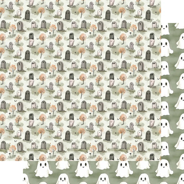 SSC - Cute & Spooky Collection - 12 x 12 Double-Sided Paper - Friendly Frights