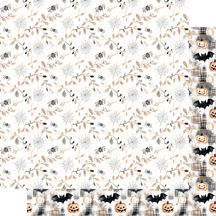 SSC - Cute & Spooky Collection - 12 x 12 Double-Sided Paper - Batty About Fall