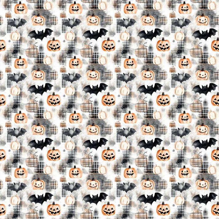 SSC - Cute & Spooky Collection - 12 x 12 Double-Sided Paper - Batty About Fall