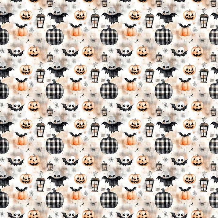SSC - Cute & Spooky Collection - 12 x 12 Double-Sided Paper - Cats & Bats