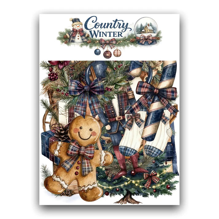 SSC - Country Winter Collection - 12 x 12 Collection Pack With Ephemera (Copy)