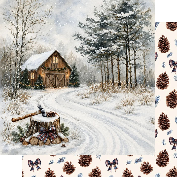SSC - Country Winter Collection - 12 x 12 Collection Pack With Ephemera (Copy)