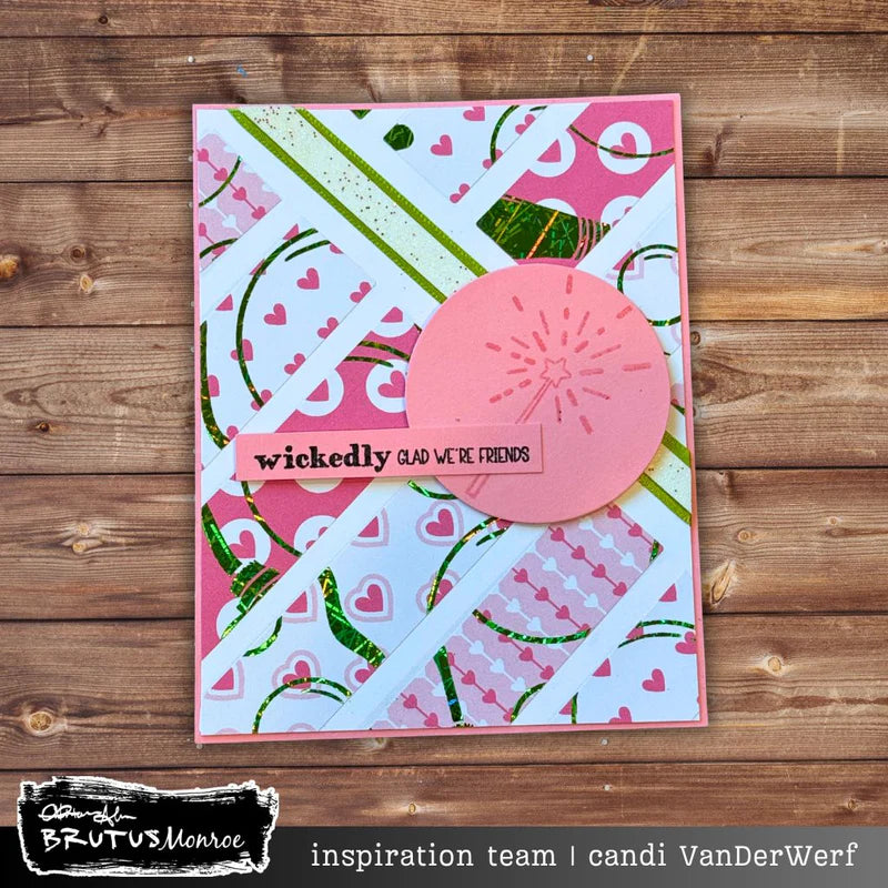 Brutus Monroe - Pretty Wicked | Bubbles & Broomsticks | DuoFoil Washi Sheet