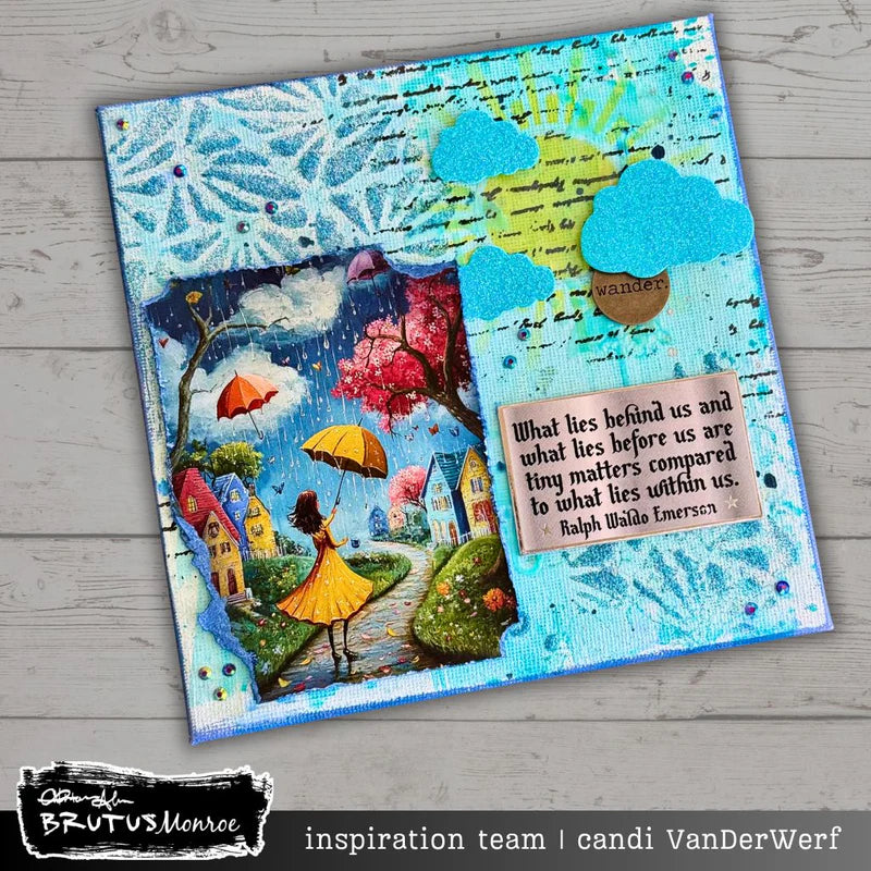 Brutus Monroe - Wonderland Collection - Creative Cards - Rainy Day