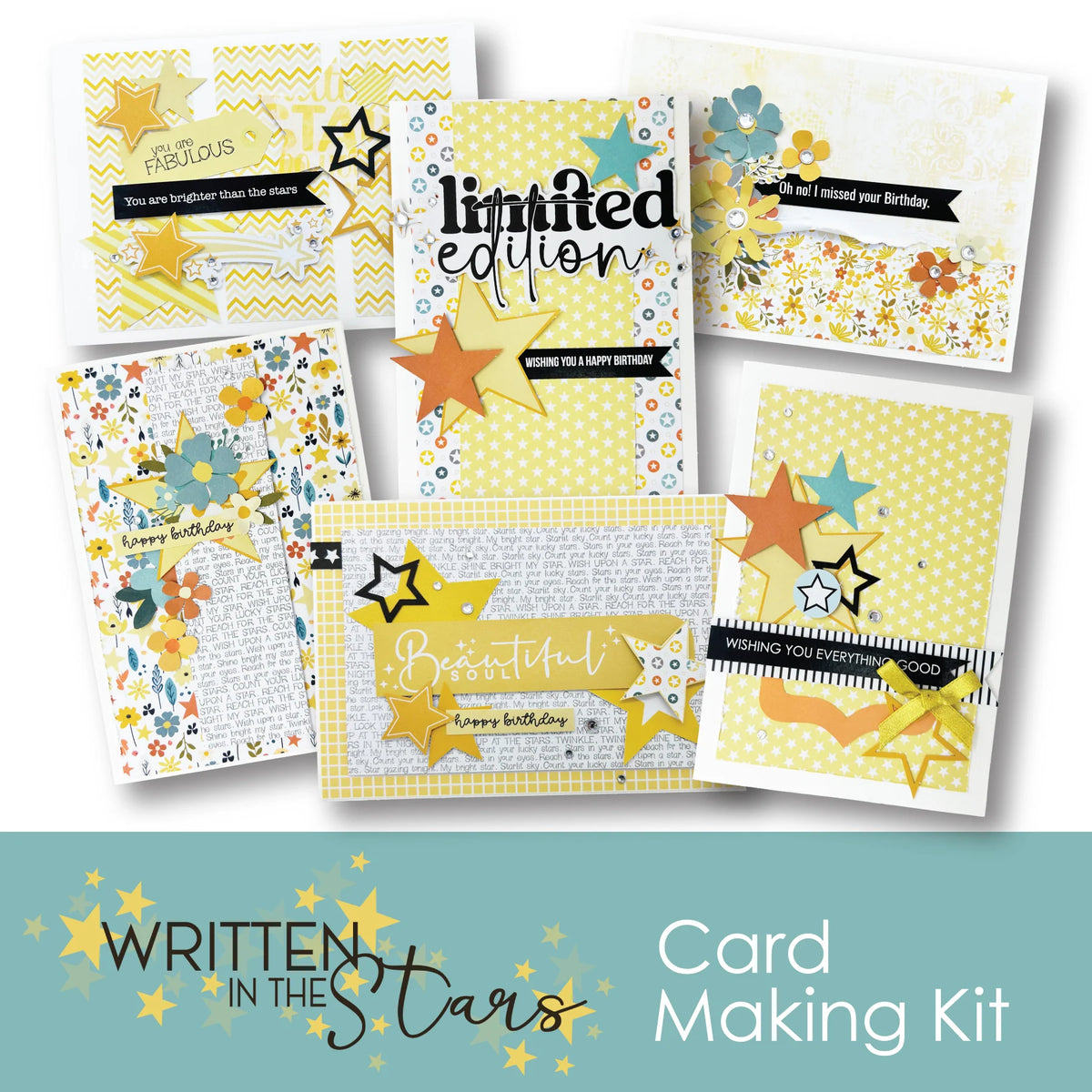 Uniquely Creative - Written In The Stars Collection - Card Making Kit